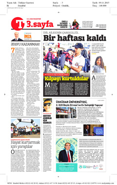 Türkiye Gazetesi 09/11/2015