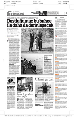 Türkiye Gazetesi 15/11/2015